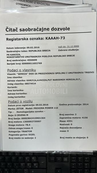 Zetor PROXIMA POWER 110