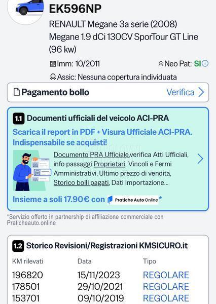 Renault Megane 1.9dci 130