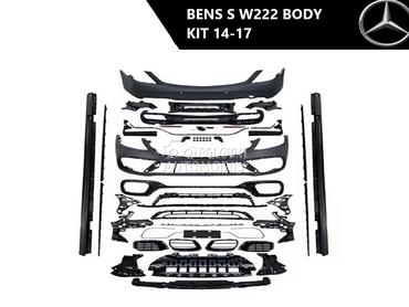 W222 body kit za Mercedes Benz Ostalo od 2014. do 2017. god.