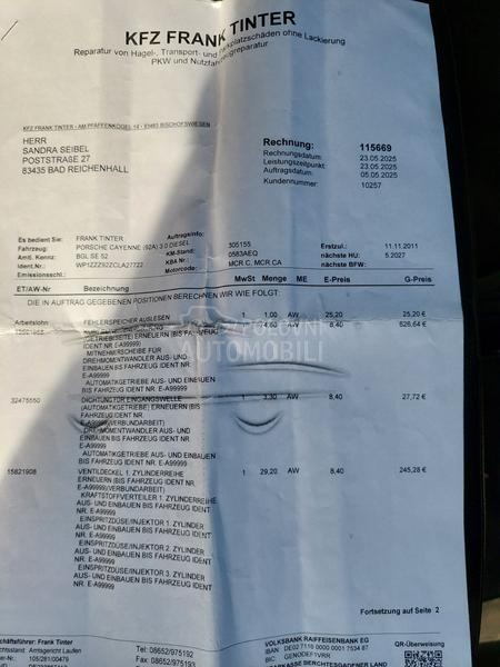 Porsche Cayenne 3.0TDI SERWISIRAN