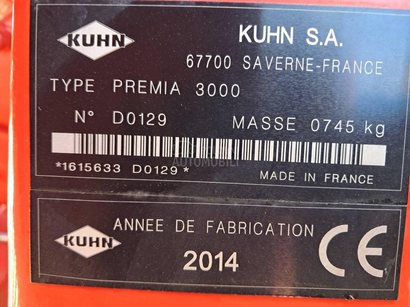 Kuhn Premia 3000