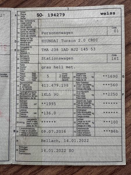 Hyundai Tucson 2.0 CRDI