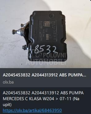 ABS pumpa za Mercedes W204