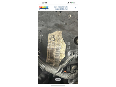 Start stop alternator 2.0b.hdi za Citroen C4, C4 Grand Picasso, C4 Grand SpaceTourer ... od 2014. do 2019. god.