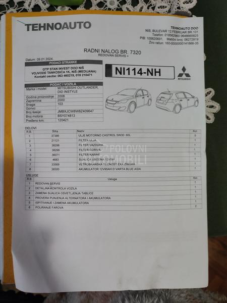 Mitsubishi Outlander 2.0