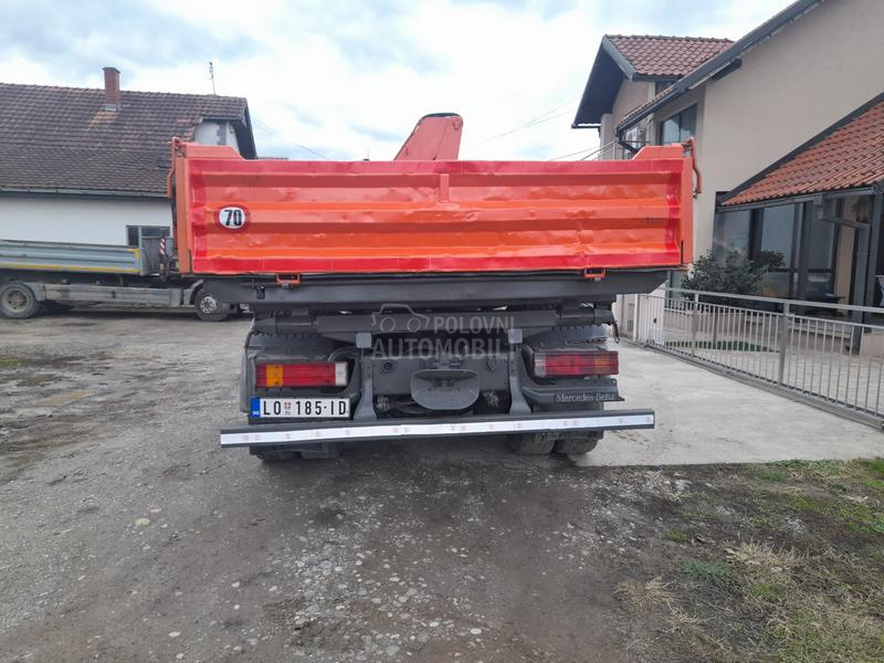 Mercedes Benz 1223 kiper kran