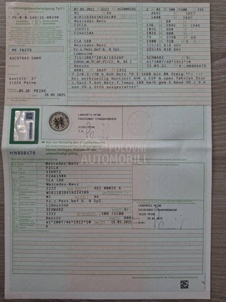 Mercedes Benz CLA 180 AMB AUT