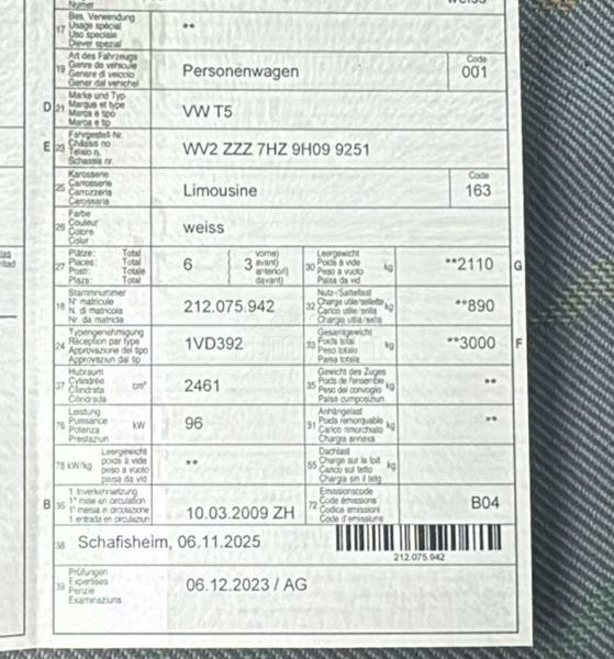 Volkswagen Transporter T5 