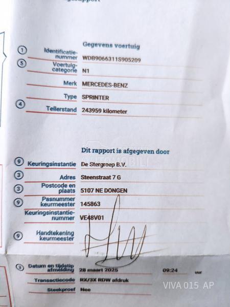 Mercedes Benz Sprinter 313 CDI KLIMA