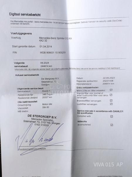 Mercedes Benz Sprinter 313 CDI KLIMA