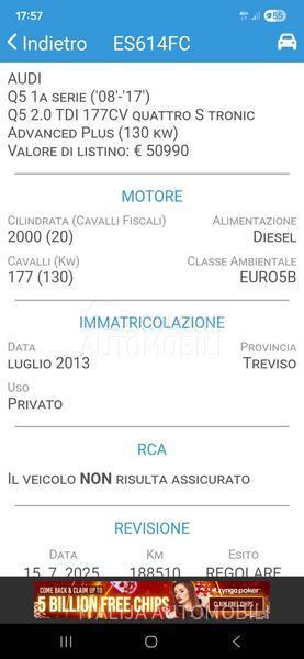 Audi Q5 2.0TDI S-LINE