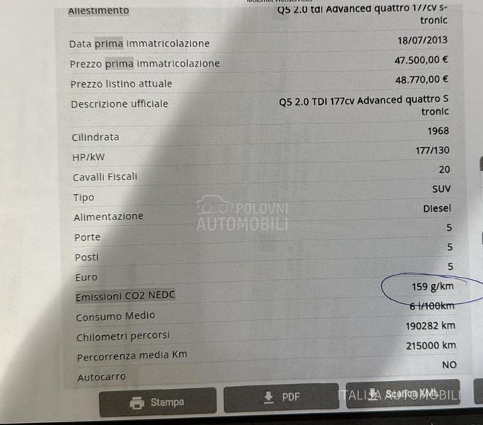 Audi Q5 2.0TDI S-LINE