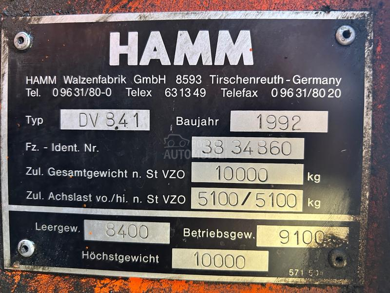 Hamm DV 841