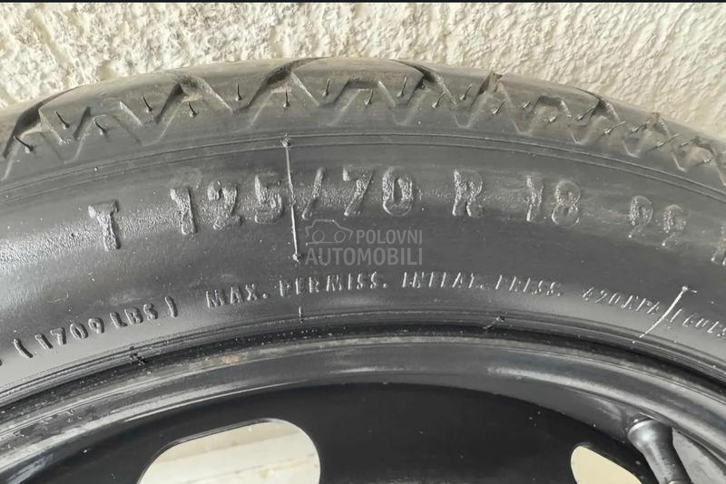 Rezerni tocak ćopavac 5x112 R18