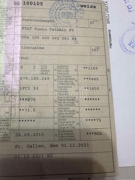 Fiat Punto 0.9 twin air 8v