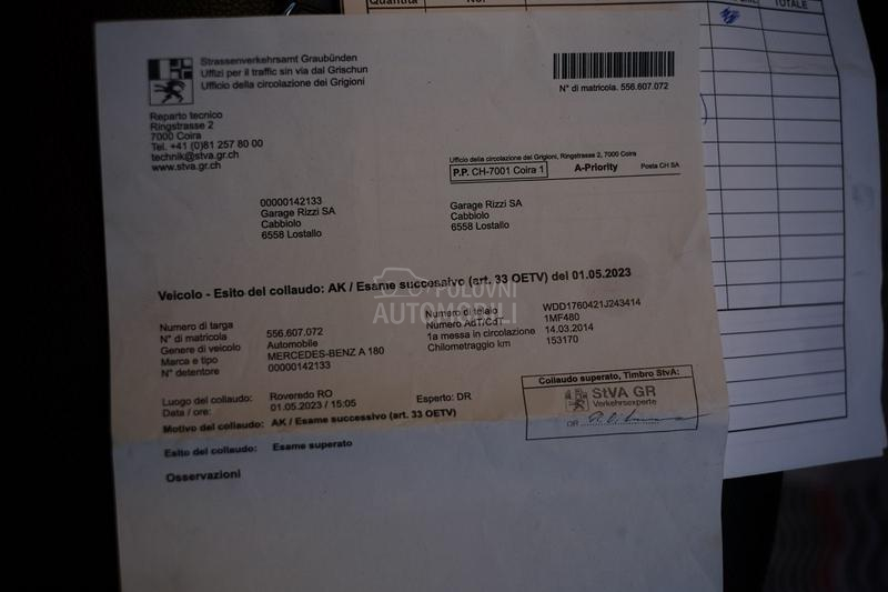 Mercedes Benz A 180 Led Nav CH