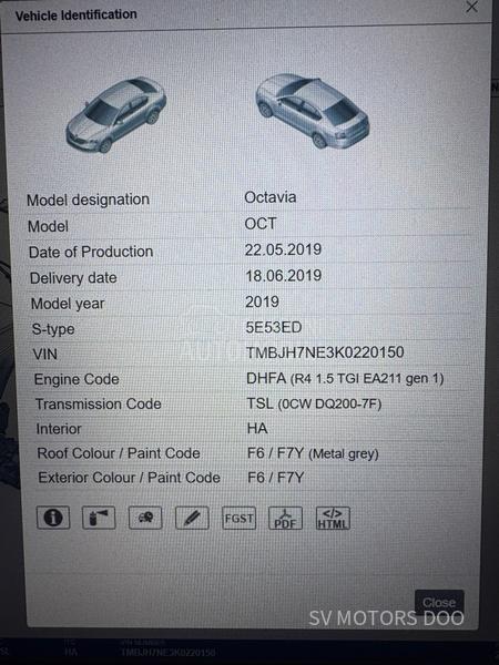 Škoda Octavia 1.5TSI G-TEC