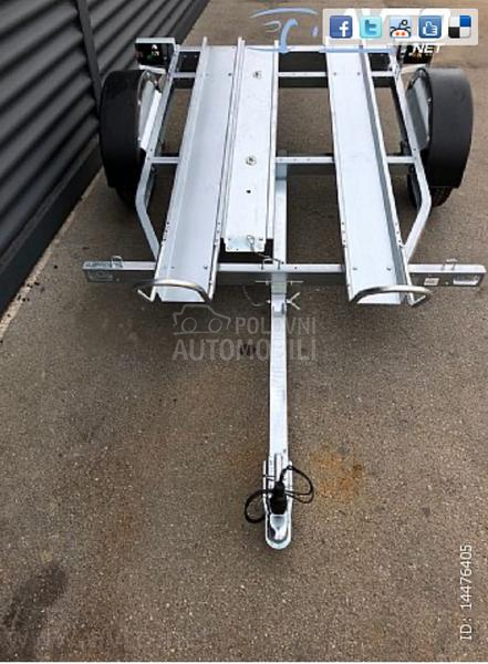 Prikolica za prevoz 2 motora