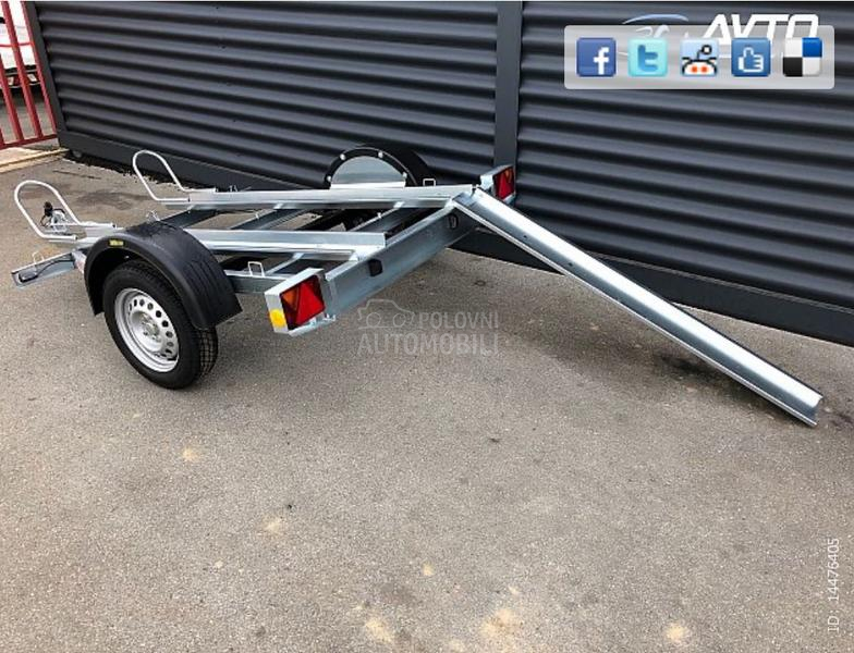 Prikolica za prevoz 2 motora