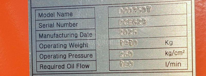 Zabijač za bagere 20-25 tona