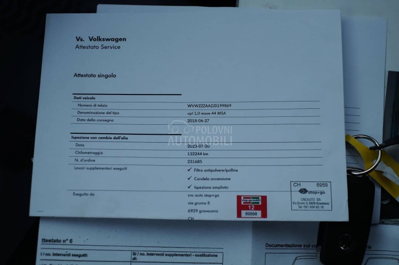 Volkswagen up! 1.0MPi MOVE CH