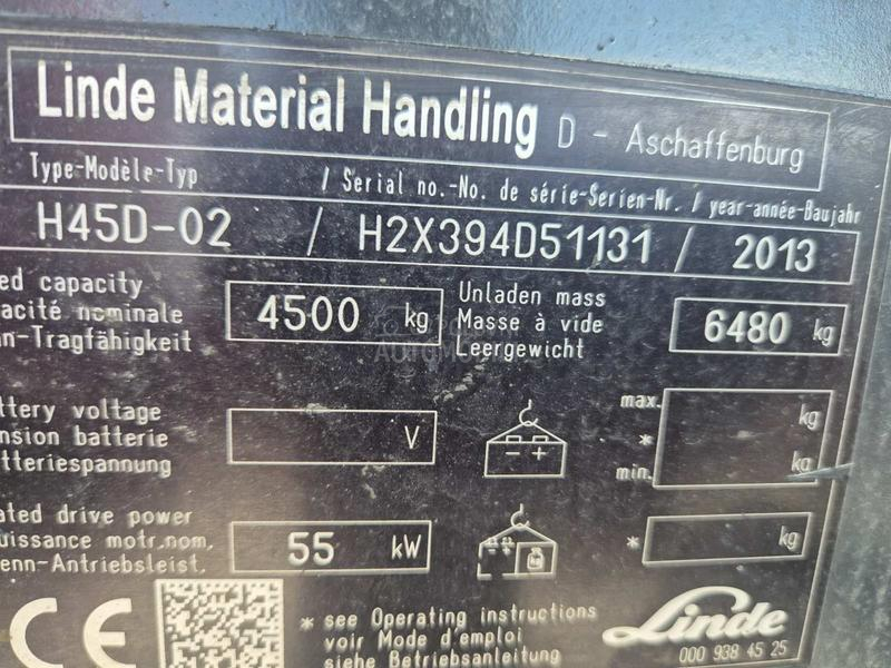 Linde H 45 Rotator