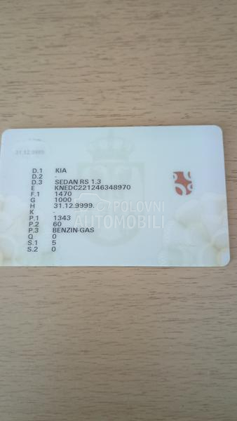 Kia Rio 1.3 RS SEDAN