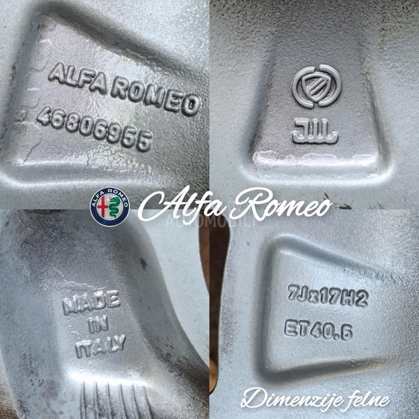 Aluminijumske felne TRISTAR NOVE GUME 17" 5 x 98