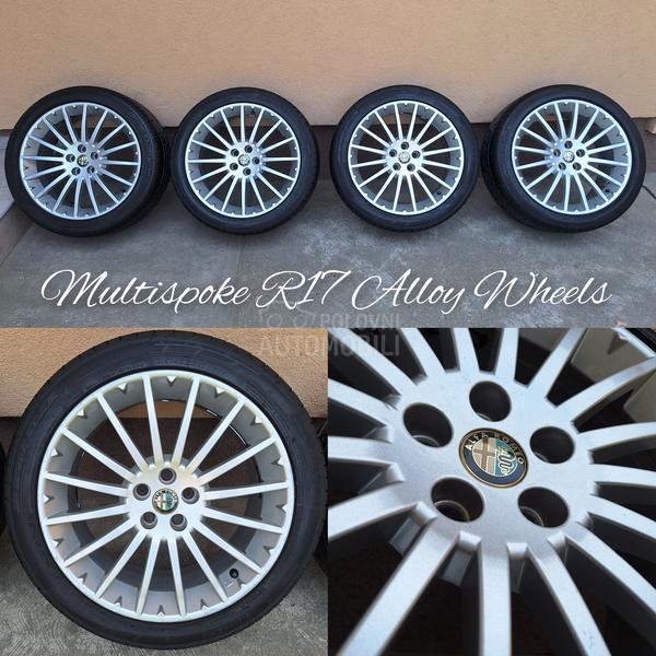 Aluminijumske felne MULTISPOKE ET 35 17" 5 x 98