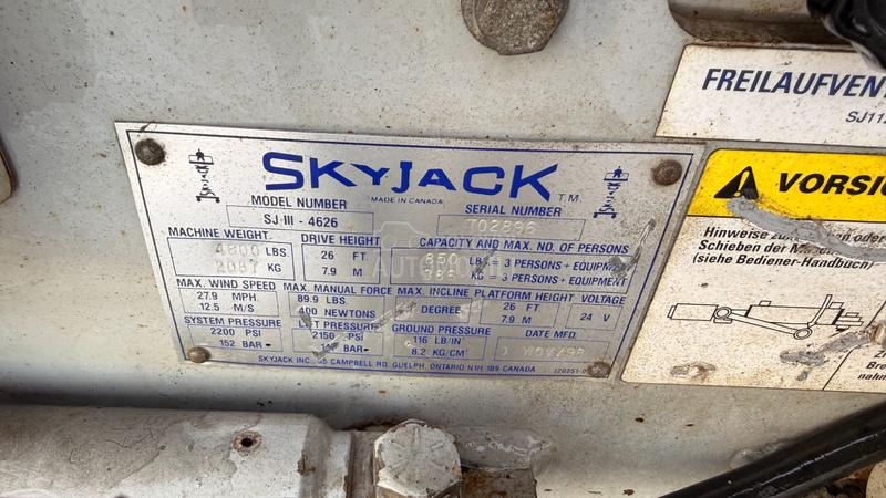 SkyJack SIII 4626