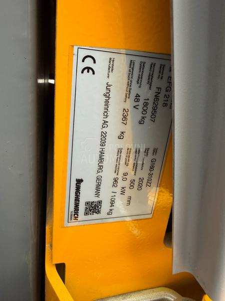 Jungheinrich EFG 18 Pozicioner