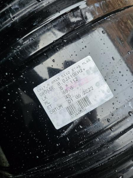 Aluminijumske felne Audi 19" 5 x 112