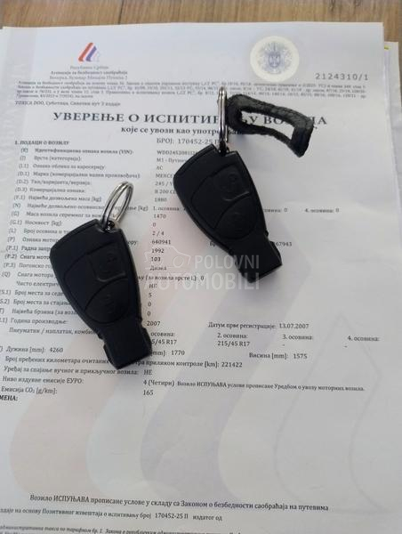Mercedes Benz B 200 B 200 HDI
