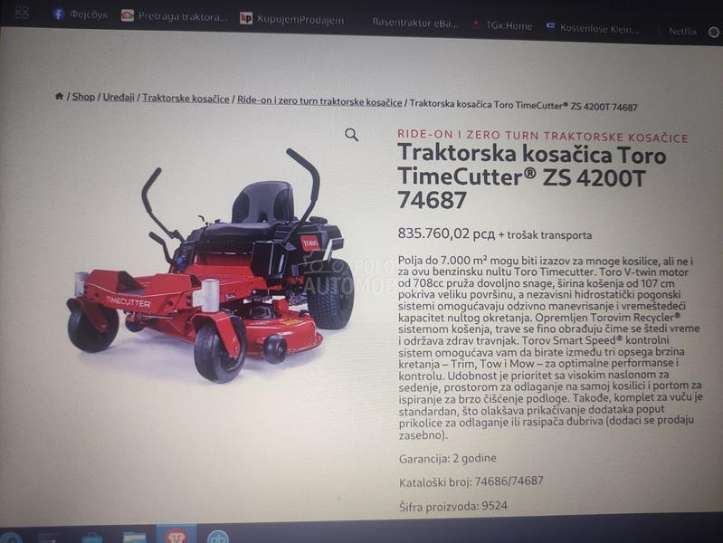 Toro ZS 4200 T NOVO