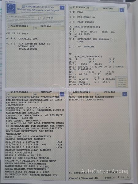 Fiat Ducato 2.3 mjet L4H2