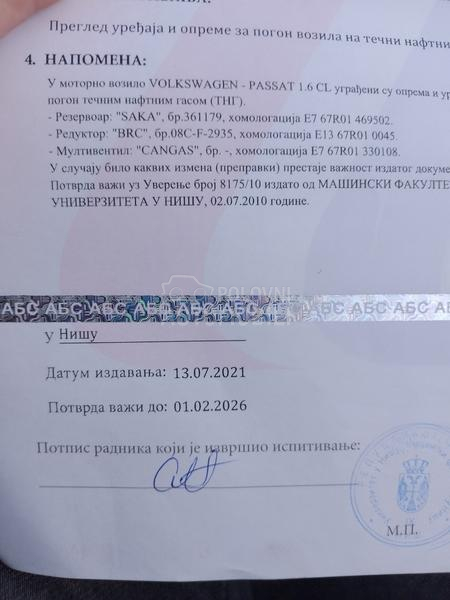 Volkswagen Passat B3 reg dugo