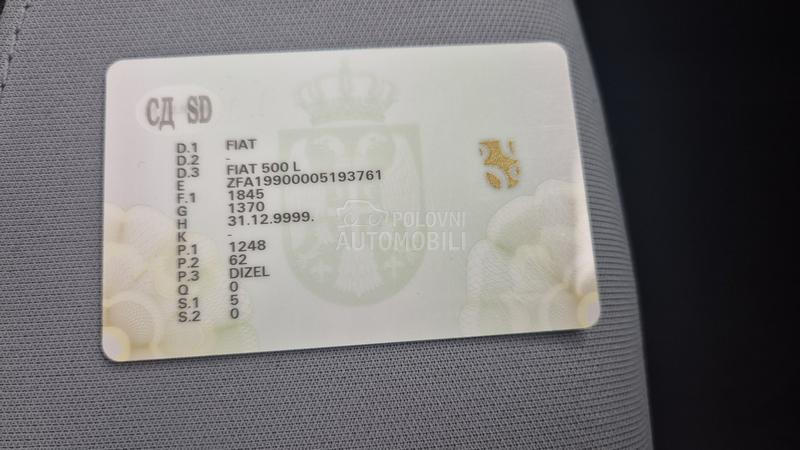 Fiat 500L 1.3mjet T E K  R E G