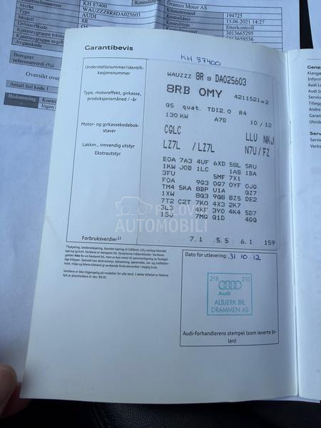 Audi Q5 2.0 TDI 3X Sline CH