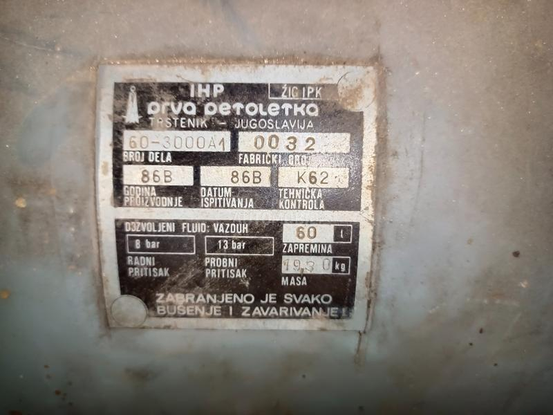 Kompresor 240l Prva Petoletka