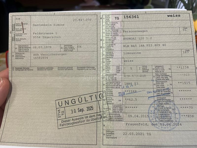 Hyundai i20 1.2 Švajcarac