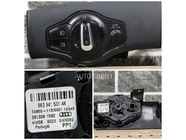 Prekidac svetala sa maglenkama za Audi A4, A5 od 2008. do 2018. god.