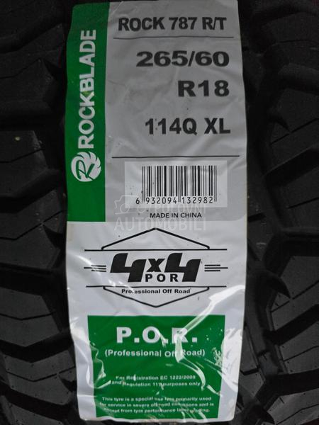 ROCKBLADE 265/60 R18 Sve sezone