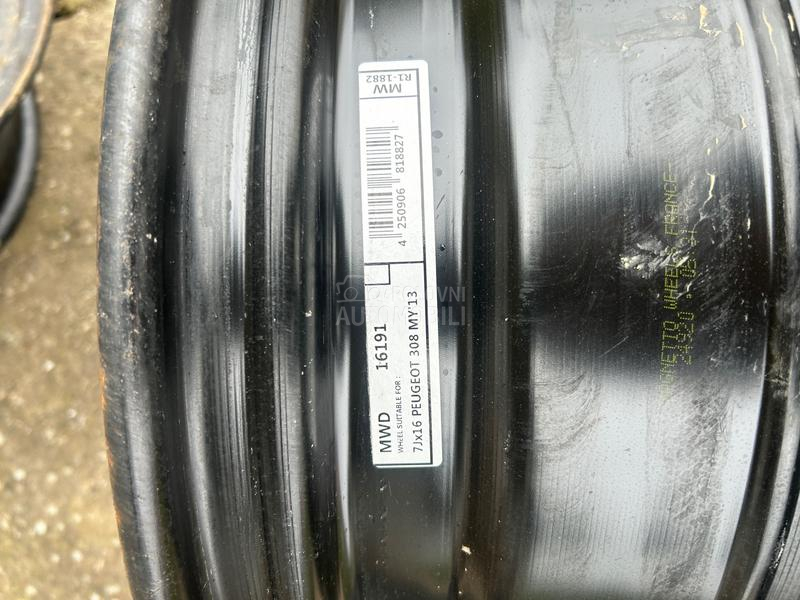 Čelične felne  16" 5 x 108