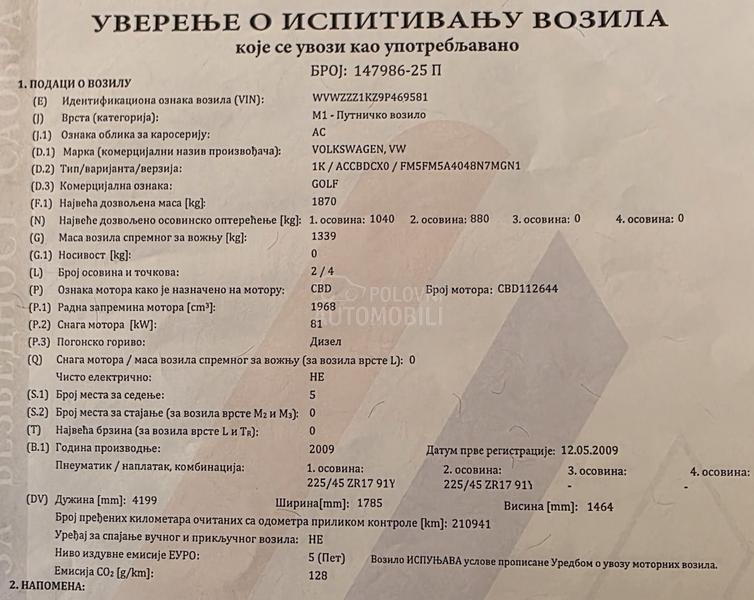 Volkswagen Golf 6 2.0 TDI HIGHLINE