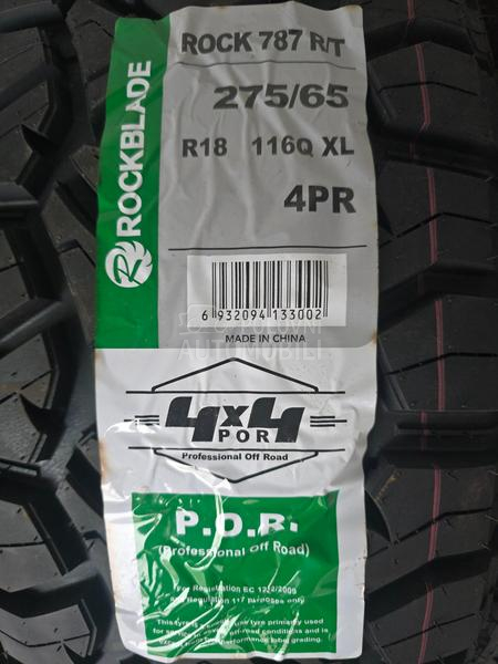 ROCKBLADE 275/65 R18 Letnja