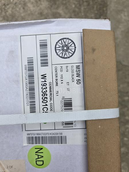 Aluminijumske felne Novo 19" 5 x 112