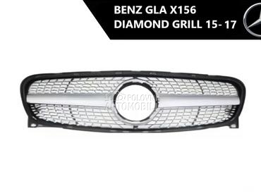 GLA X156 diamond prednji grill za Mercedes Benz Ostalo od 2015. do 2017. god.