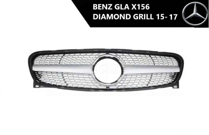 GLA X156 diamond prednji grill