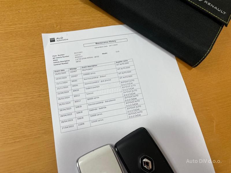 Renault Clio 1.0 Intens Srbija