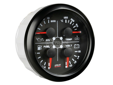 Cajger crni analogni  4u1  